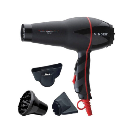 Singer Beauty AC Ionic Επαγγελματικό Πιστολάκι Μαλλιών 2200W