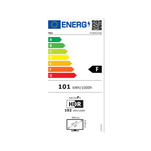 F&U FLG65141QL Τηλεόραση Smart 65" 4K UHD QLED HDR (2024) - Image 2