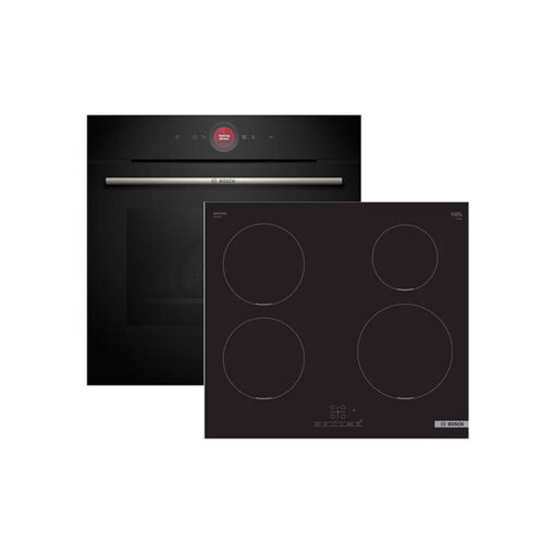 Bosch HBG7721B1 + PUE611BB5E Φούρνος άνω Πάγκου 71lt με Επαγωγικές Εστίες