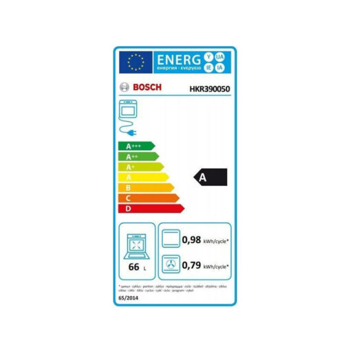 Bosch HKR390050 Κουζίνα 66lt με Κεραμικές Εστίες Inox - Image 5