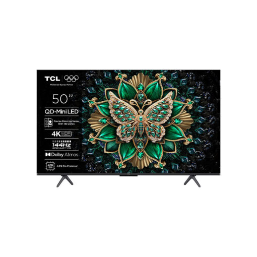TCL 50C6K Τηλεόραση Smart 50" 4K UHD Mini LED HDR 144Hz (2025)