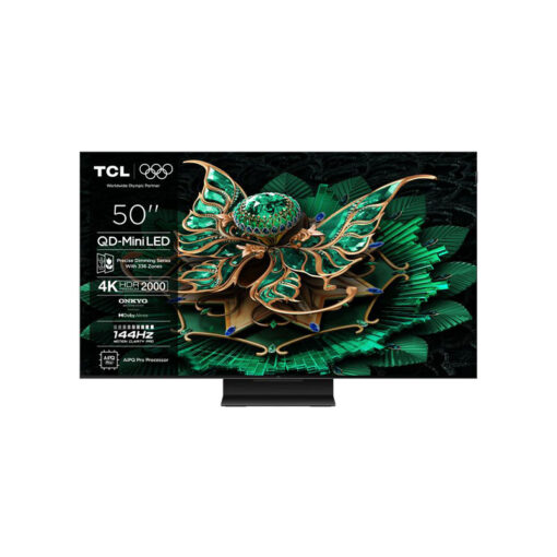 TCL 50C7K Τηλεόραση Smart 50" 4K UHD QD-Mini LED HDR 144Hz (2025)