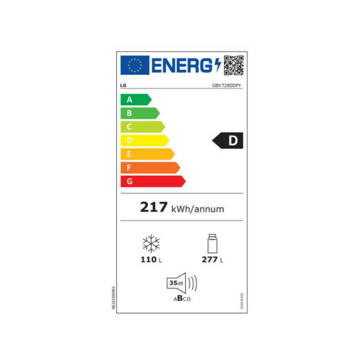 LG GBV7280DPY Ψυγειοκαταψύκτης 387lt Total NoFrost Inox - Image 3