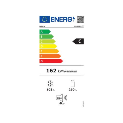 Bosch KGN39VLCT Ψυγειοκαταψύκτης 363lt Total NoFrost Inox - Image 4