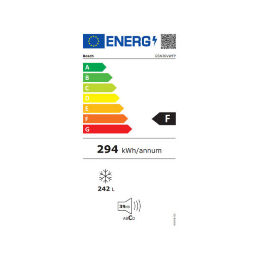 Bosch GSN36VWFP Όρθιος Καταψύκτης 242lt NoFrost - Image 4