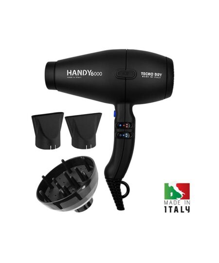 Tecno Elettra Handy6000 Superpower Πιστολάκι Μαλλιών με Φυσούνα 2400W