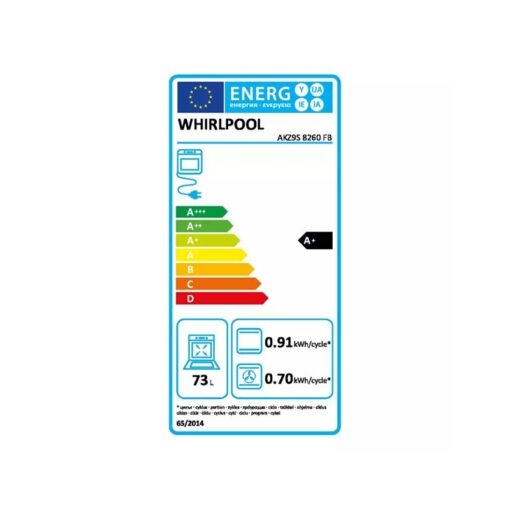 Whirlpool AKZ9S 8260 FB Φούρνος άνω Πάγκου 73lt - Image 4