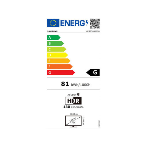 Samsung UE55U8072FUXXH Τηλεόραση Smart 55" 4K UHD LED HDR (2025) - Image 4