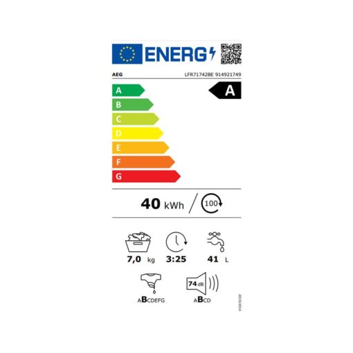 Candy HE 1294TWM6/1-S Πλυντήριο Ρούχων 7kg με Τεχνολογία Ατμού 1200 Στροφών - Image 2