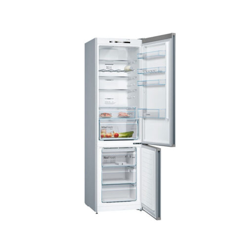 Bosch KGN39VIDB Ψυγειοκαταψύκτης 368lt Total NoFrost Ασημί - Image 2