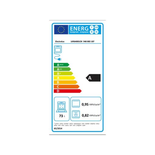 Electrolux LKR64001OX Κουζίνα 73lt με Κεραμικές Εστίες Inox - Image 4