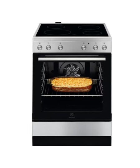 Electrolux LKR64001OX Κουζίνα 73lt με Κεραμικές Εστίες Inox