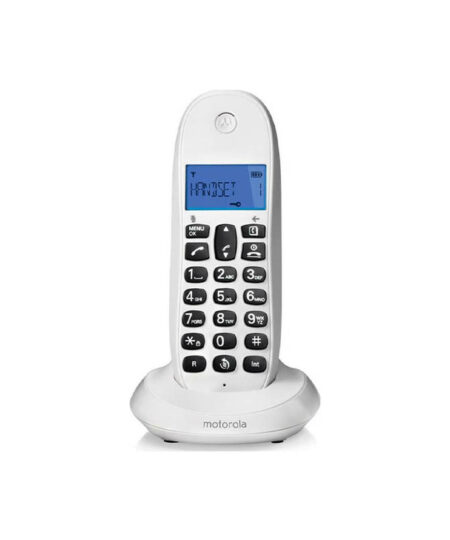 Motorola C1001LB Ασύρματο Τηλέφωνο Λευκό