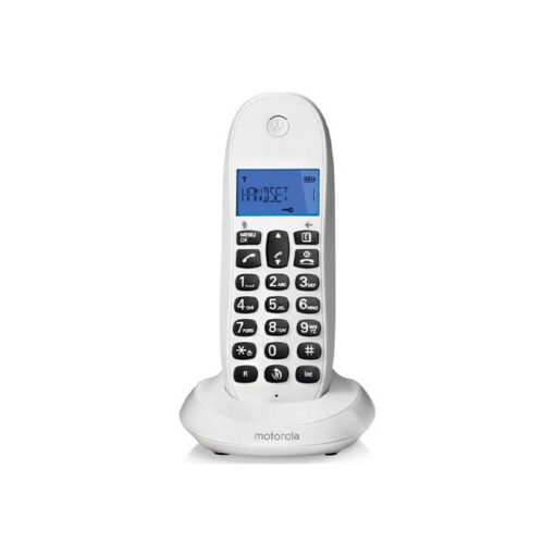 Motorola C1001LB Ασύρματο Τηλέφωνο Λευκό