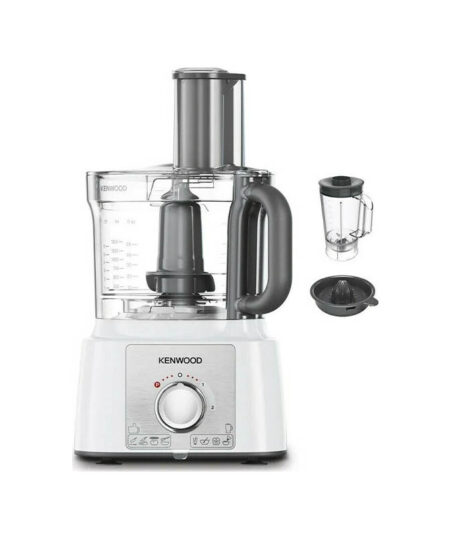Kenwood Multi Pro Xpress FDP65.450WH Πολυκόπτης 1000W με Κάδο 3lt και Κανάτα Μπλέντερ