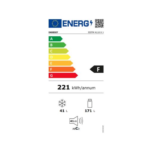 Indesit I55TM 4110 X 1 Ψυγείο Δίπορτο 212lt Inox - Image 3