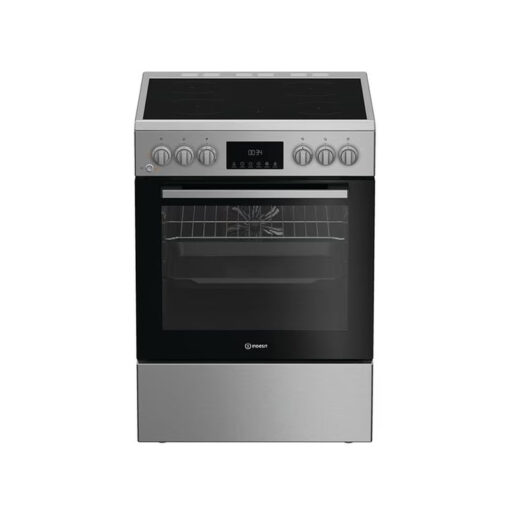 Indesit I6V8LMX Κουζίνα 66lt με Κεραμικές Εστίες Inox