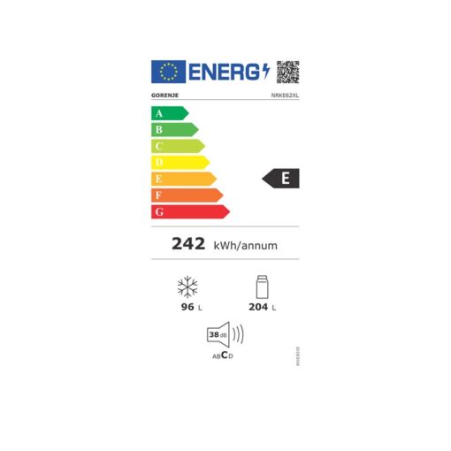 Gorenje NRKE62XL Ψυγειοκαταψύκτης 300lt Total NoFrost Inox - Image 3