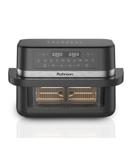 Rohnson R-2881 Φριτέζα Αέρος με Διπλό Αποσπώμενο Κάδο 11.5lt