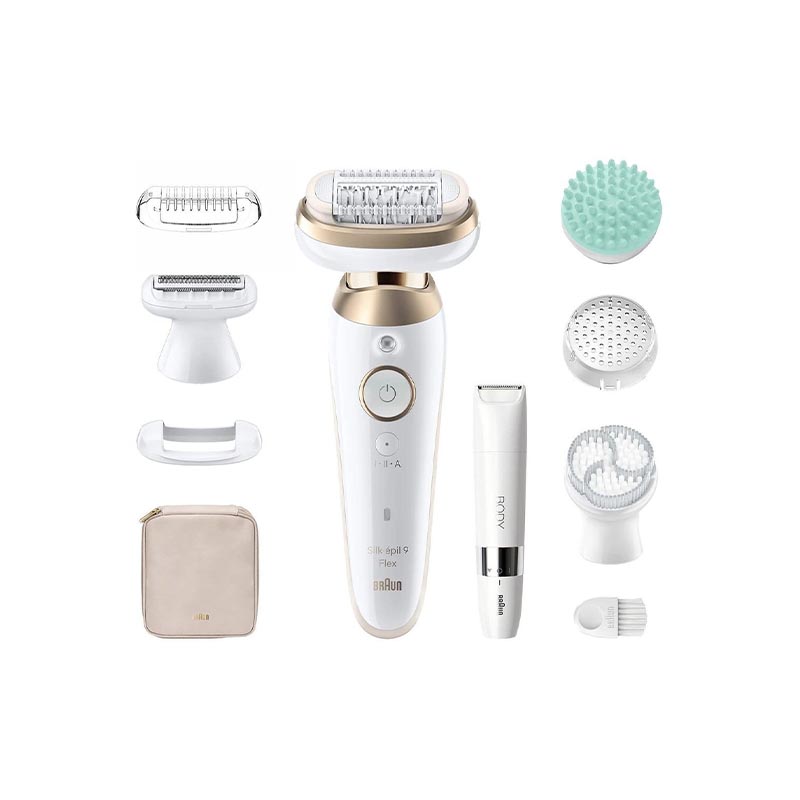 Braun Silk-Epil 9 Flex SES9-481/3D Αποτριχωτική Μηχανή Epilator για Πρόσωπο, Σώμα & Μπικίνι - Image 2