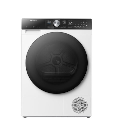 Hisense DH5S902BW Στεγνωτήριο Ρούχων 9kg A+++ με Αντλία Θερμότητας