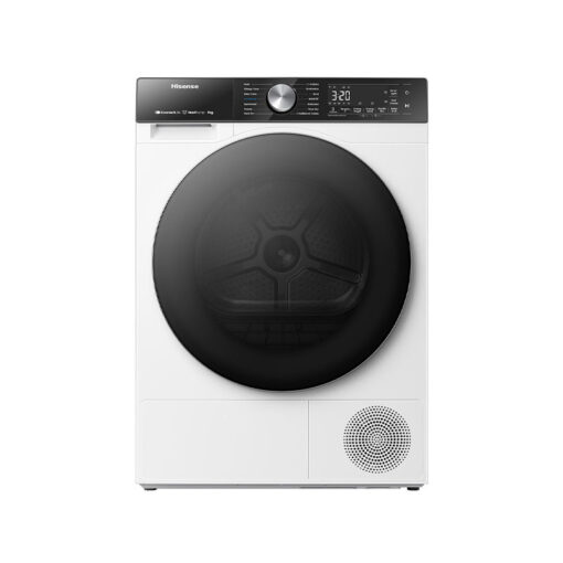 Hisense DH5S902BW Στεγνωτήριο Ρούχων 9kg A+++ με Αντλία Θερμότητας