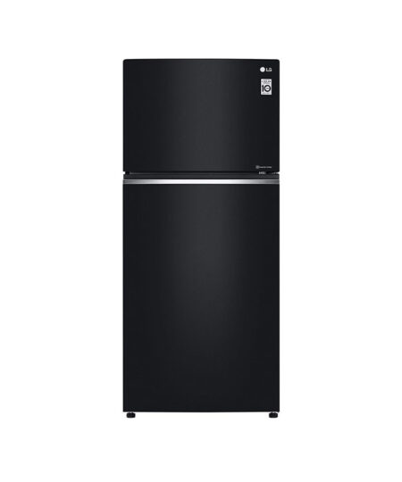 LG GTB744BMBZD Ψυγείο Δίπορτο 506lt Total NoFrost Μαύρο