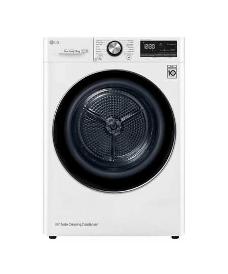 LG RC80V9AV3W Στεγνωτήριο Ρούχων 8kg A+++ με Αντλία Θερμότητας