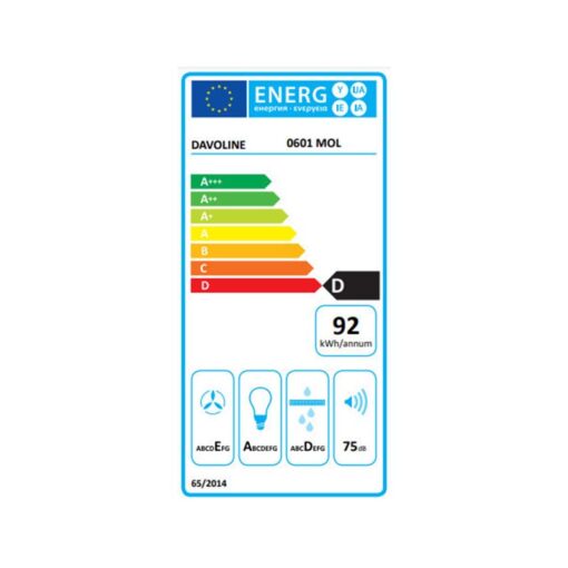 Davoline Olympia 360 Lux 2M Απορροφητήρας Ελεύθερος 60cm με 2 Μοτέρ Λευκός - Image 3