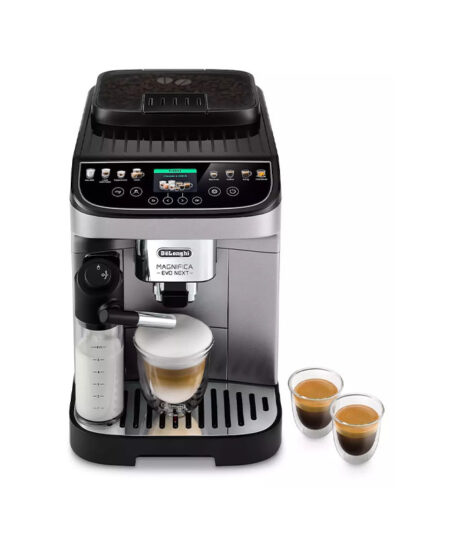 DeLonghi Magnifica Evo Milk ECAM310.80.SB Αυτόματη Μηχανή Espresso 1450W Πίεσης 15bar με Μύλο Άλεσης