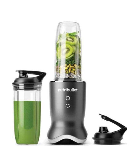 NutriBullet NB1206DGCC Μπλέντερ με Κανάτα 0.9lt 1200W Γκρι