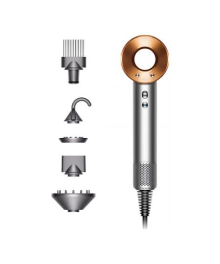 Dyson Supersonic Ionic HD07 (389922-01) Nickel/Copper Επαγγελματικό Πιστολάκι Μαλλιών με Φυσούνα 1600W
