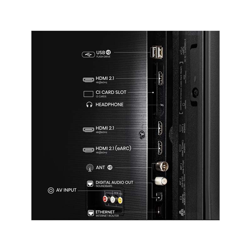 Hisense 55E7Q Τηλεόραση Smart 55" 4K UHD QLED HDR (2025) - Image 2