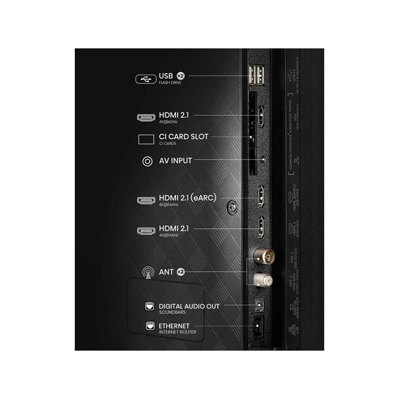 Hisense 55E7Q Pro Τηλεόραση Smart 55" 4K UHD QLED HDR (2025) - Image 2