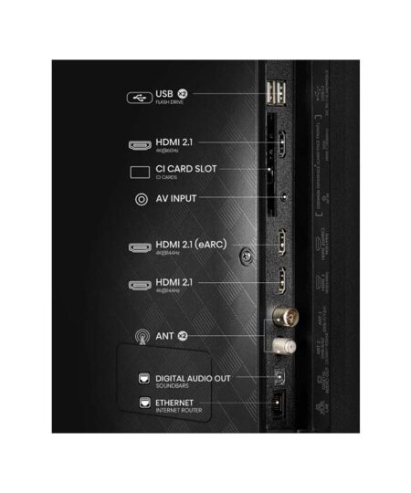 Alternative view of Hisense 65E7Q Pro Τηλεόραση Smart 65" 4K UHD QLED HDR (2025)