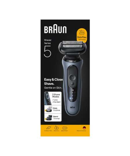 Alternative view of Braun Wet&Dry 52-A1650S Ξυριστική Μηχανή Προσώπου Επαναφορτιζόμενη Αδιάβροχη