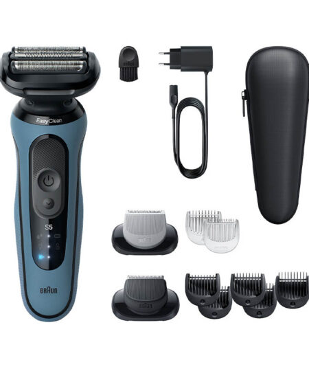 Braun Wet&Dry 52-A1650S Ξυριστική Μηχανή Προσώπου Επαναφορτιζόμενη Αδιάβροχη
