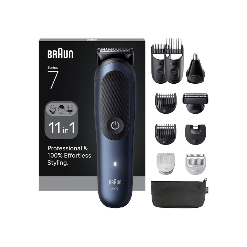 Braun Series 7 AIO7540 Σετ Επαναφορτιζόμενης Κουρευτικής Μηχανής