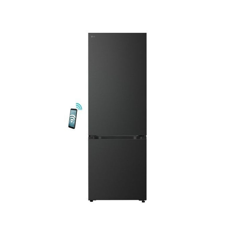 LG GBBW726DEV Ψυγειοκαταψύκτης 465lt Total NoFrost Μαύρος