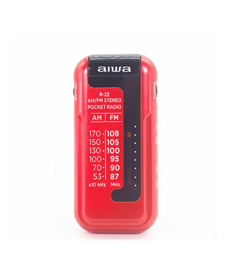 Aiwa R-22RD Ραδιοφωνάκι Μπαταρίας Κόκκινο