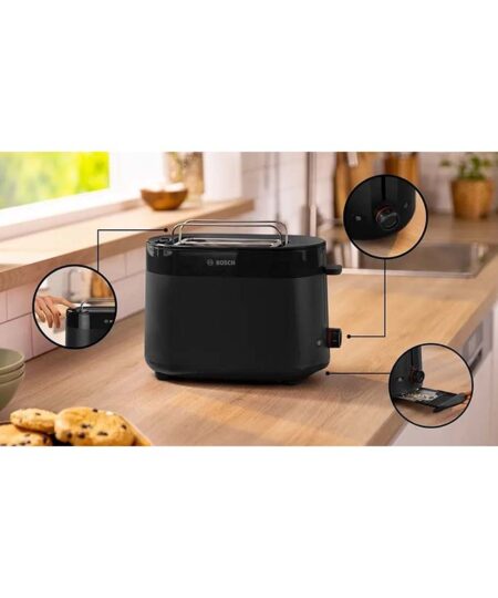 Alternative view of Bosch TAT2M123 Φρυγανιέρα 2 Θέσεων 950W Μαύρη