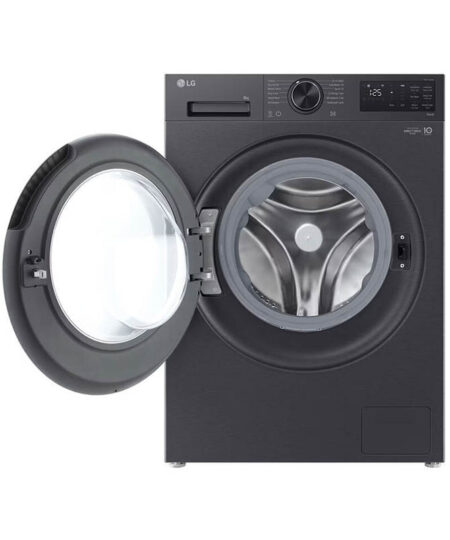 Alternative view of LG F2X50S9TBB Πλυντήριο Ρούχων 9kg με Τεχνολογία Ατμού 1200 Στροφών AI DD