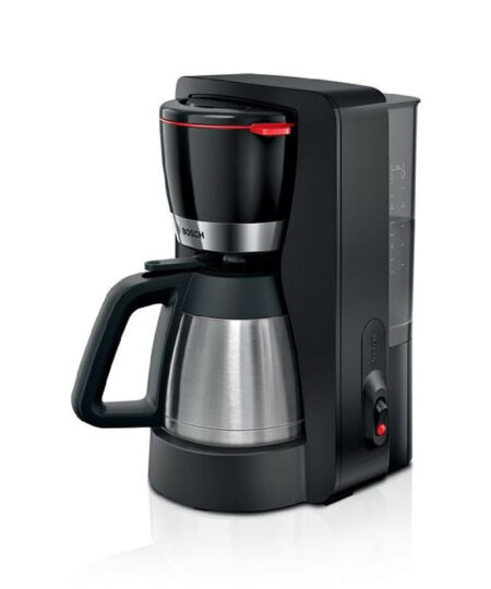 Bosch TKA5M253 Καφετιέρα Φίλτρου 1000W με Ανοξείδωτη Κανάτα Μαύρη