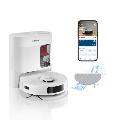 Bosch BCRD2W Σκούπα Ρομπότ για Σκούπισμα & Σφουγγάρισμα με Wi-Fi