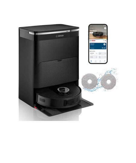 Bosch Spotless Max BCRDW3B Σκούπα Ρομπότ για Σκούπισμα & Σφουγγάρισμα με Χαρτογράφηση και Wi-Fi