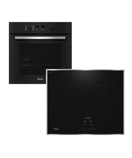 Miele H 2766-1 BP + KM 7361 FR D Φούρνος Άνω Πάγκου 76lt με Επαγωγικές Εστίες