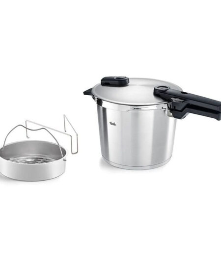 Fissler Vitaquick Premium Χύτρα Ταχύτητας 10lt με Καλάθι Ατμού (60281010070)