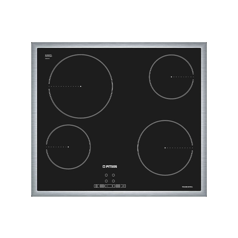 Pitsos CRE645S06 Κεραμική Εστία με Πλαίσιο Αυτόνομη με Λειτουργία Κλειδώματος