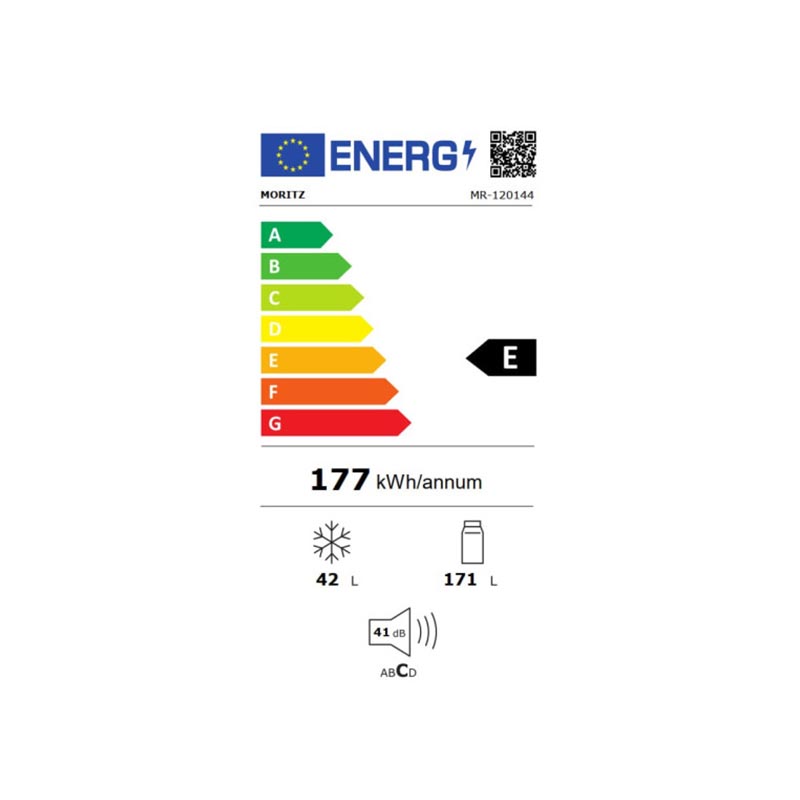 Moritz MR-120144 Ψυγείο Δίπορτο 235lt Λευκό - Image 3