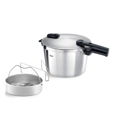 Fissler Vitaquick Premium Χύτρα Ταχύτητας 8lt με Καλάθι Ατμού (60281008070)
